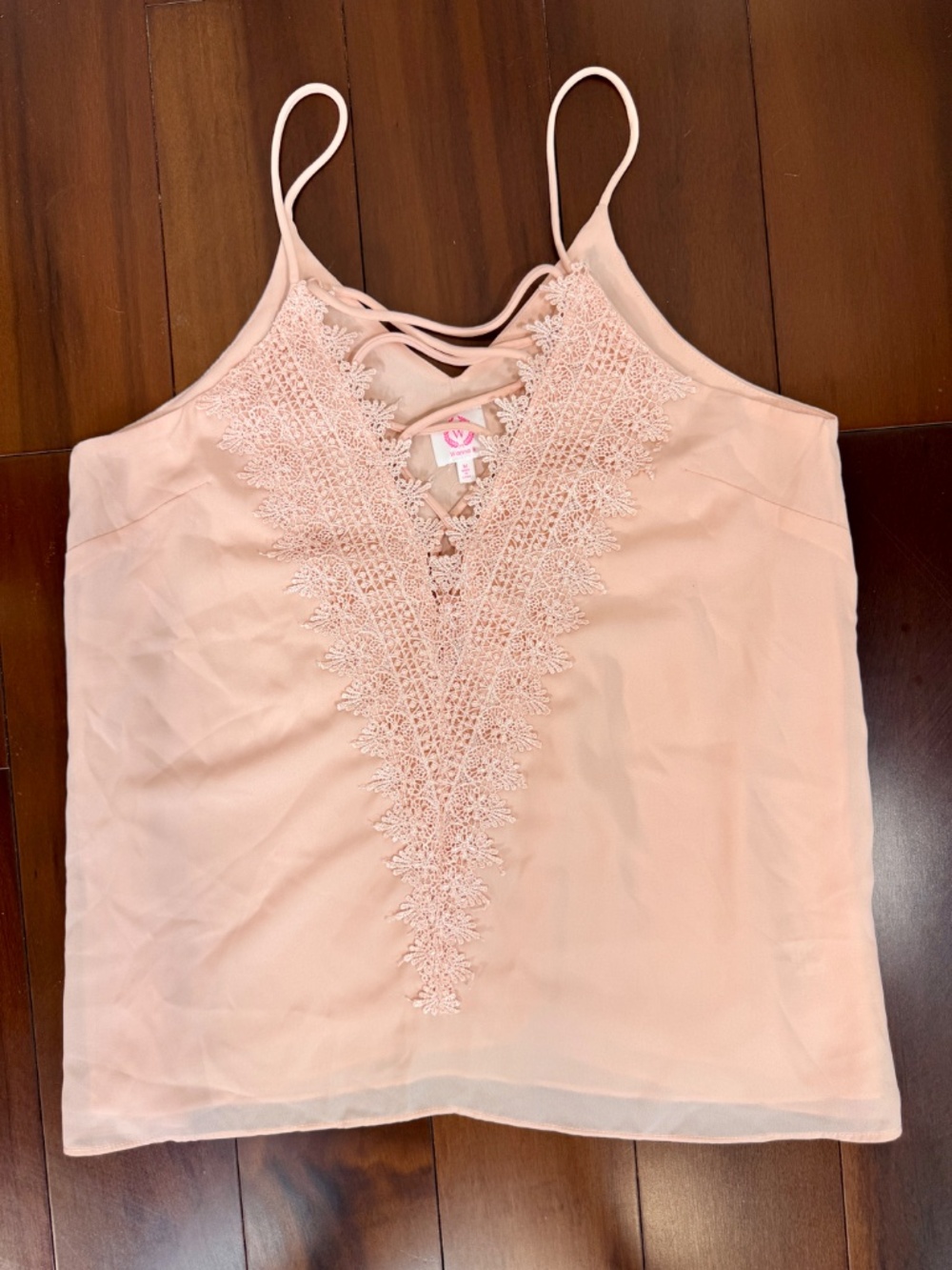 BLUSH LACE DETAILED CAMISOLE - NEW WITH TAG - Picture 15 of 16